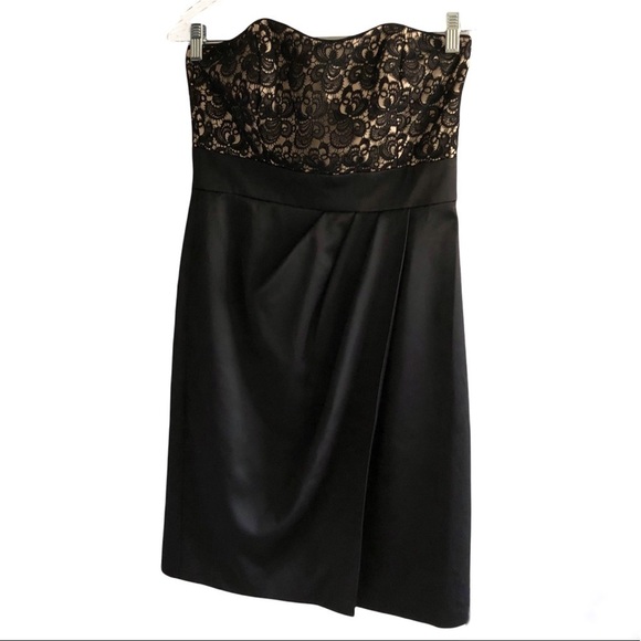 White House Black Market strapless lace dress - Picture 1 of 6